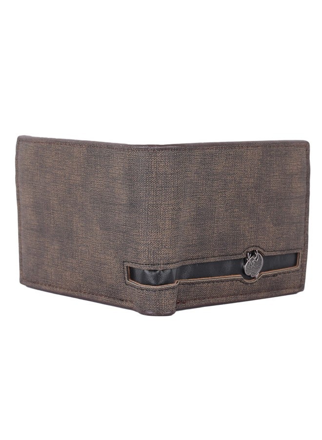 ZEVORA Men Travel, Trendy, Casual Brown Leather Wallet (4 Card Slots) - Image 5